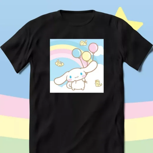 Футболка PrintBro Hello Kitty Синнаморол Куромі unisex Art.006