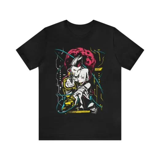 Футболка PrintBro Кіберпанк: Втеча Art.002