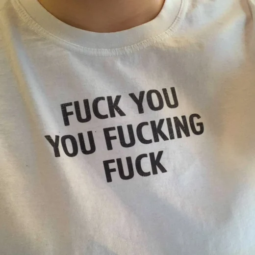 Футболка PrintBro Fuck You Fucking Fuck Art.003