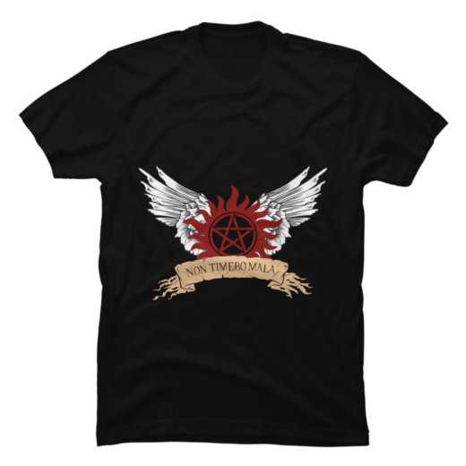 Футболка PrintBro Supernatural NON TIMEBO MALA unisex