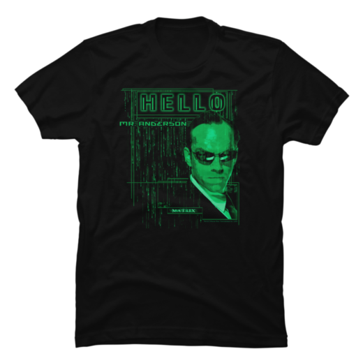 Футболка PrintBro The Matrix Hello Mr. Anderson unisex