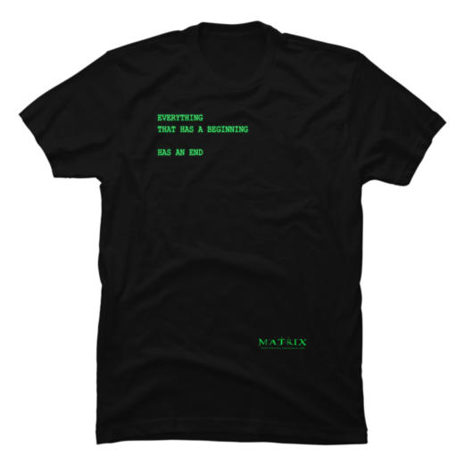 Футболка PrintBro The Matrix Everything That Has a Beginning unisex