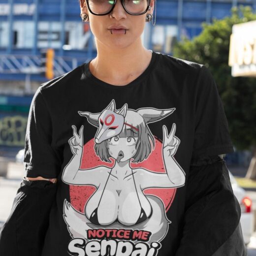 Футболка PrintBro Notice Me Senpai Art.001