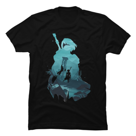 Футболка PrintBro Nier: Autojustice Art.006
