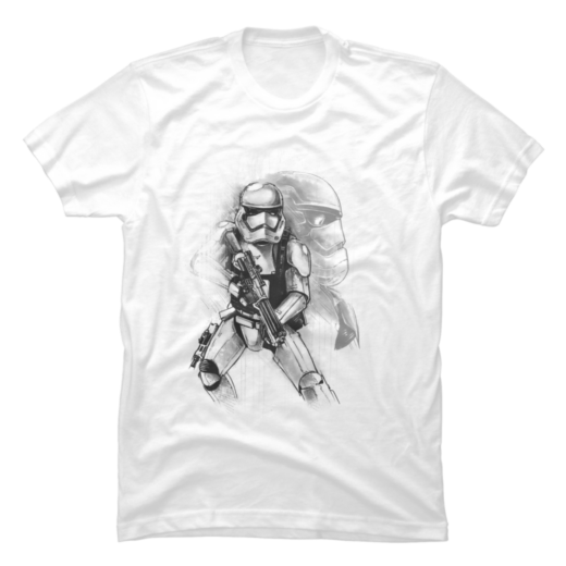 Футболка PrintBro First Order Stormtrooper Sketch
