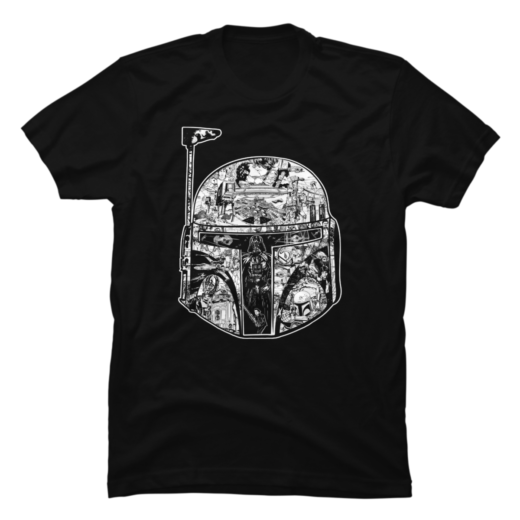 Футболка PrintBro Boba Fett Collage
