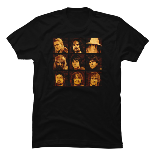 Футболка PrintBro The Lord Of The Rings Fellowship Box-Up