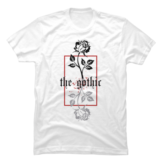 Футболка PrintBro Gothic Rose Art.001