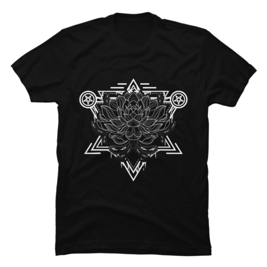 Футболка PrintBro Pagan Gothic Flower