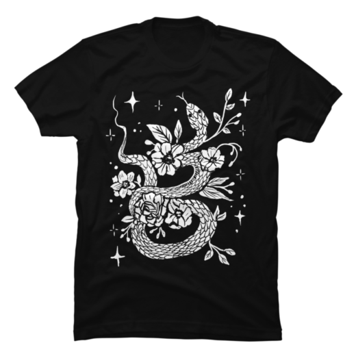 Футболка PrintBro Floral Snake Witchy