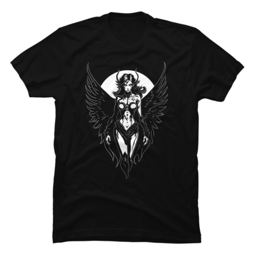 Футболка PrintBro Sexy Gothic Winged Demon Girl