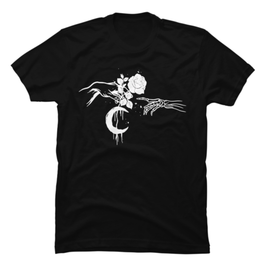 Футболка PrintBro Michelangelo Moon Rose Witchcraft Witch Gothic