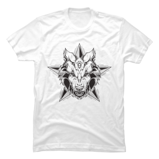 Футболка PrintBro Gothic Werewolf