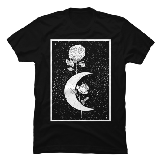 Футболка PrintBro Gothic Occult Moon Rose