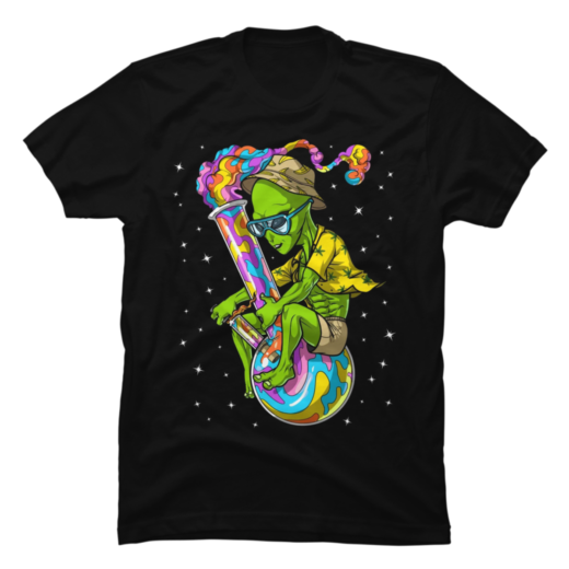 Футболка PrintBro Stoner Alien Riding Bong