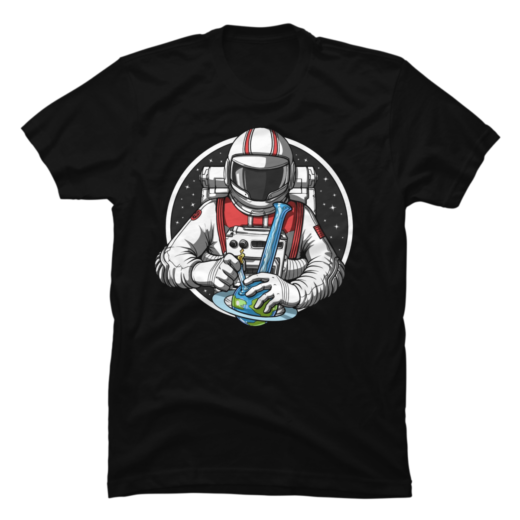 Футболка PrintBro Astronaut Hitting Weed Bong