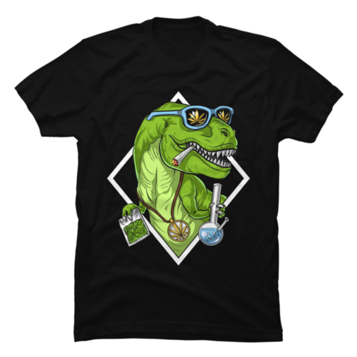 Футболка PrintBro T-Rex Dinosaur Weed