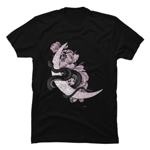 Футболка PrintBro Snake and Moon