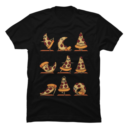 Футболка PrintBro Pizza Yoga