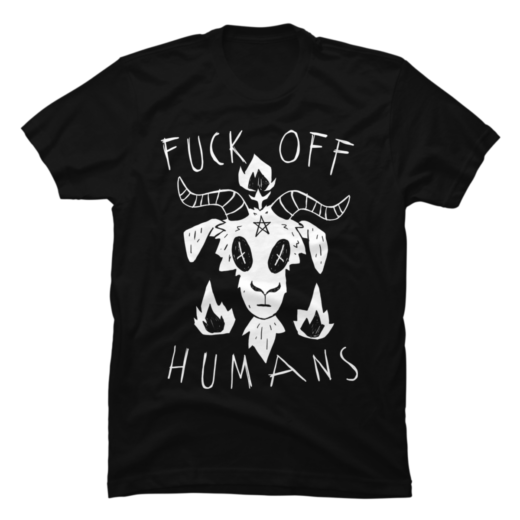 Футболка PrintBro Fuck off humans