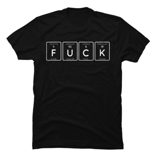 Футболка PrintBro Periodic Table — Fuck