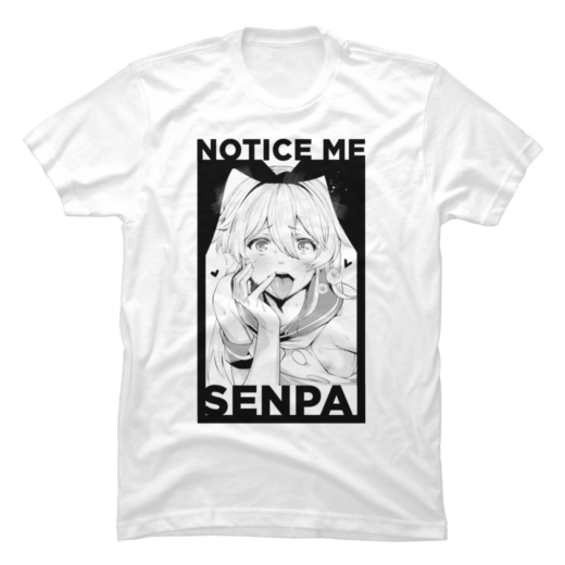 Футболка PrintBro Notice Me Senpai Art.002