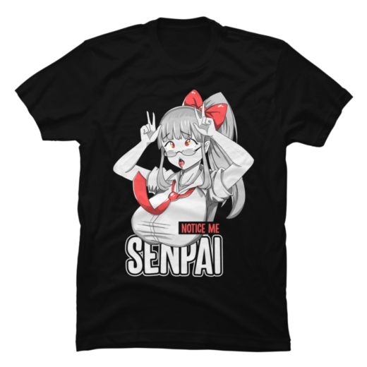 Футболка PrintBro Waifu material ahegao girl notice me senpai