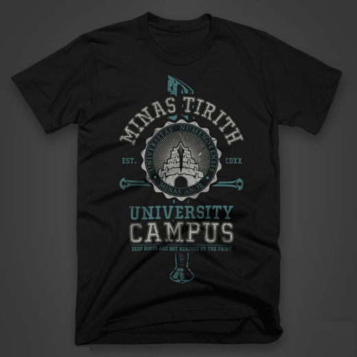 Футболка PrintBro The Lord Of The Rings — Minas Tirith Art.002