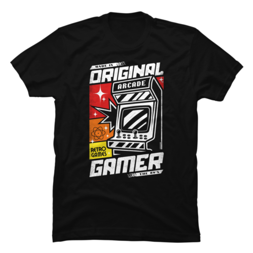 Футболка PrintBro Retro Original Gamer Arcade unisex