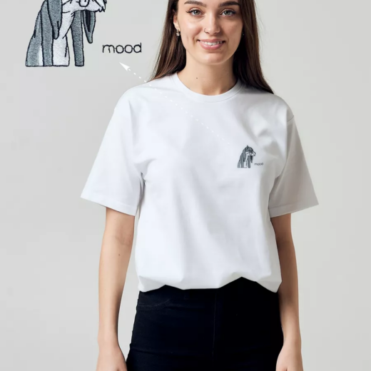 Футболка PrintBro с вышивкой Bugs Bunny unisex