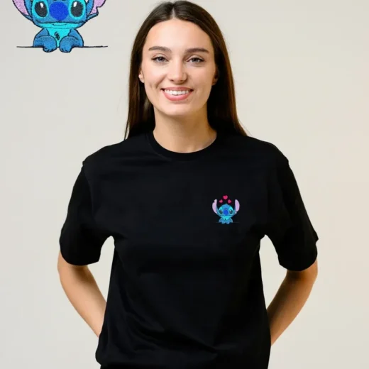Футболка PrintBro с вышивкой Stitch unisex