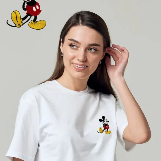 Футболка PrintBro с вышивкой Mickey Mouse unisex