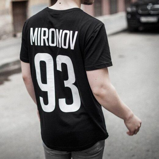 Іменна футболка PrintBro (будь-яке ім'я або прізвище та цифра) unisex