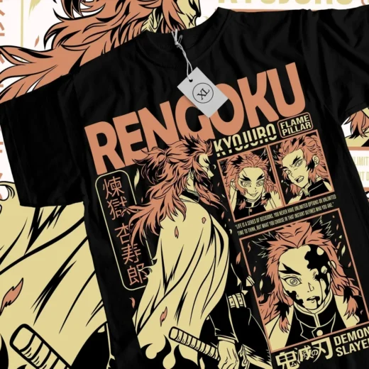Футболка PrintBro Клинок, рассекающий демонов unisex Art.002