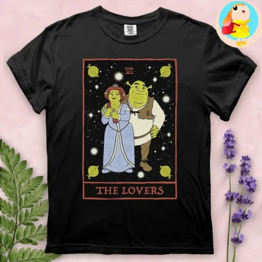 Футболка PrintBro Шрек и Фиона unisex
