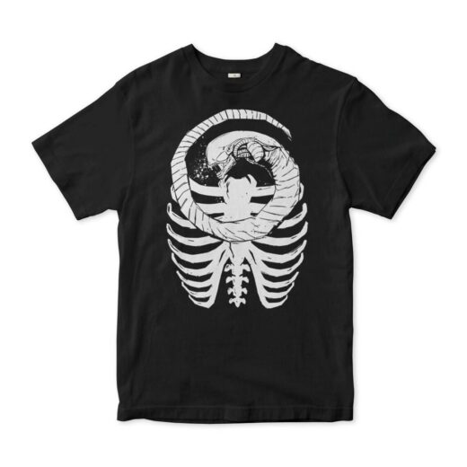 Футболка PrintBro Alien Xenomorph Chestbreaker unisex