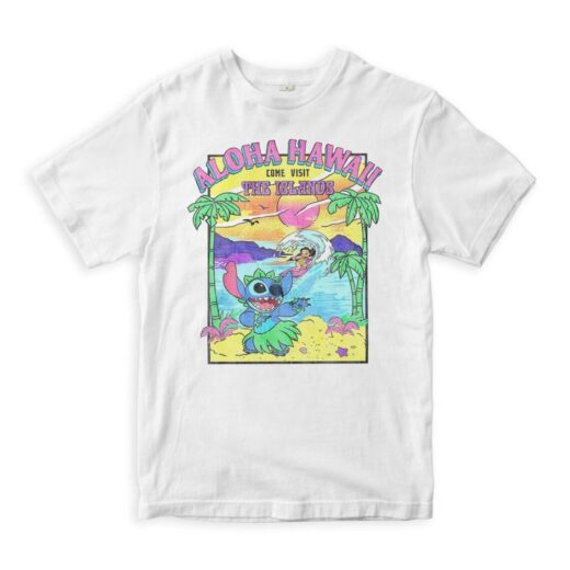 Футболка PrintBro Lilo and Stitch Aloha Hawaii unisex