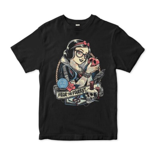 Футболка PrintBro Татуйована Білосніжка unisex