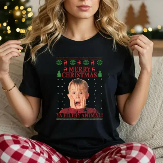 Футболка PrintBro Один дома unisex Art.002