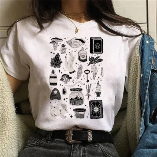 Футболка PrintBro мила естетична готика 3 Art.002