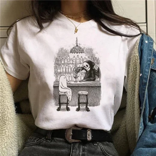 Футболка PrintBro мила естетична готика 14 Art.002