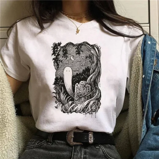 Футболка PrintBro мила естетична готика 3 Art.003