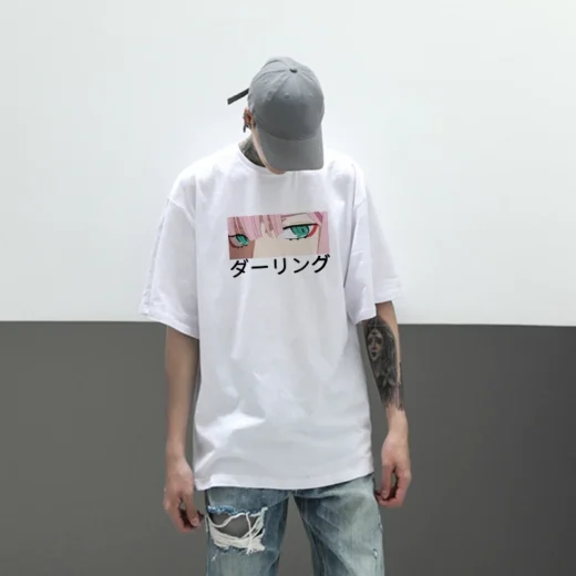 Футболка PrintBro Darling in the Franxx Біла