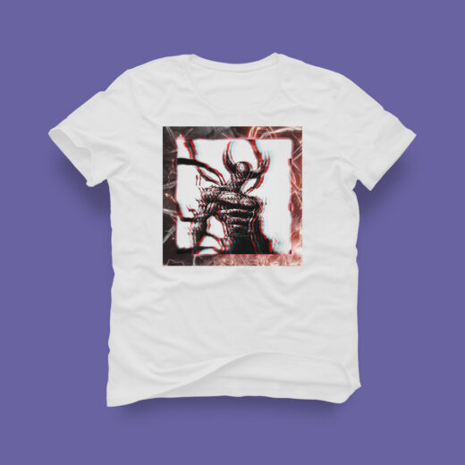 Футболка PrintBro Dark Side II А3, Белая