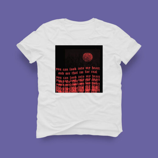 Футболка PrintBro Dark Side III А3, Белая