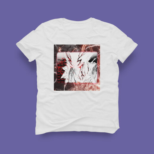 Футболка PrintBro Dark Side IX А3, Белая