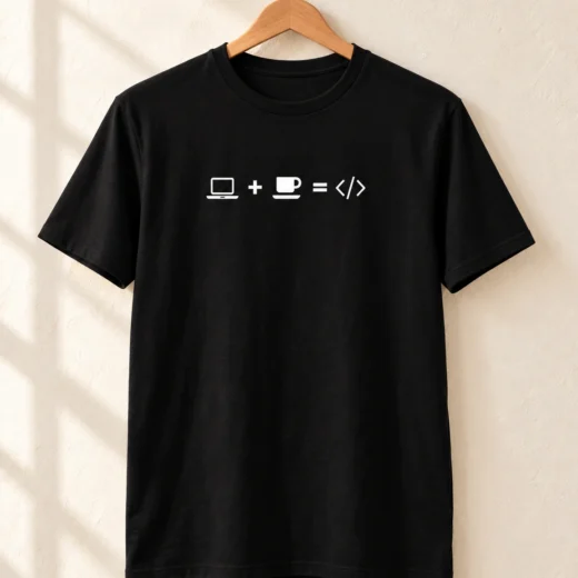 Футболка PrintBro Laptop Plus Coffee Programmer