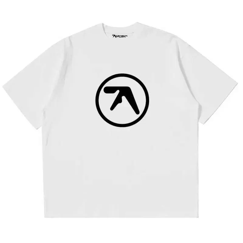 Біла Футболка PrintBro Aphex Twin Logo унісекс Апекс Твін Апекс Твін