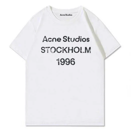 Біла Футболка PrintBro Acne Studios Logo унісекс Акне Акне